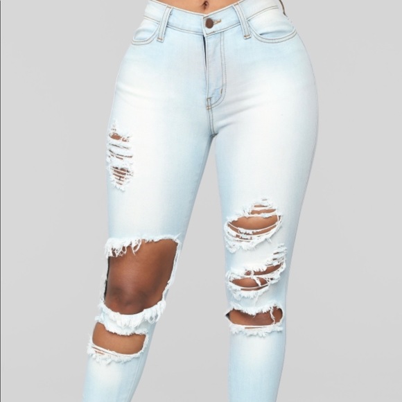 Fashion Nova Denim - Beach Bum Skinny Fashion Nova Jeans